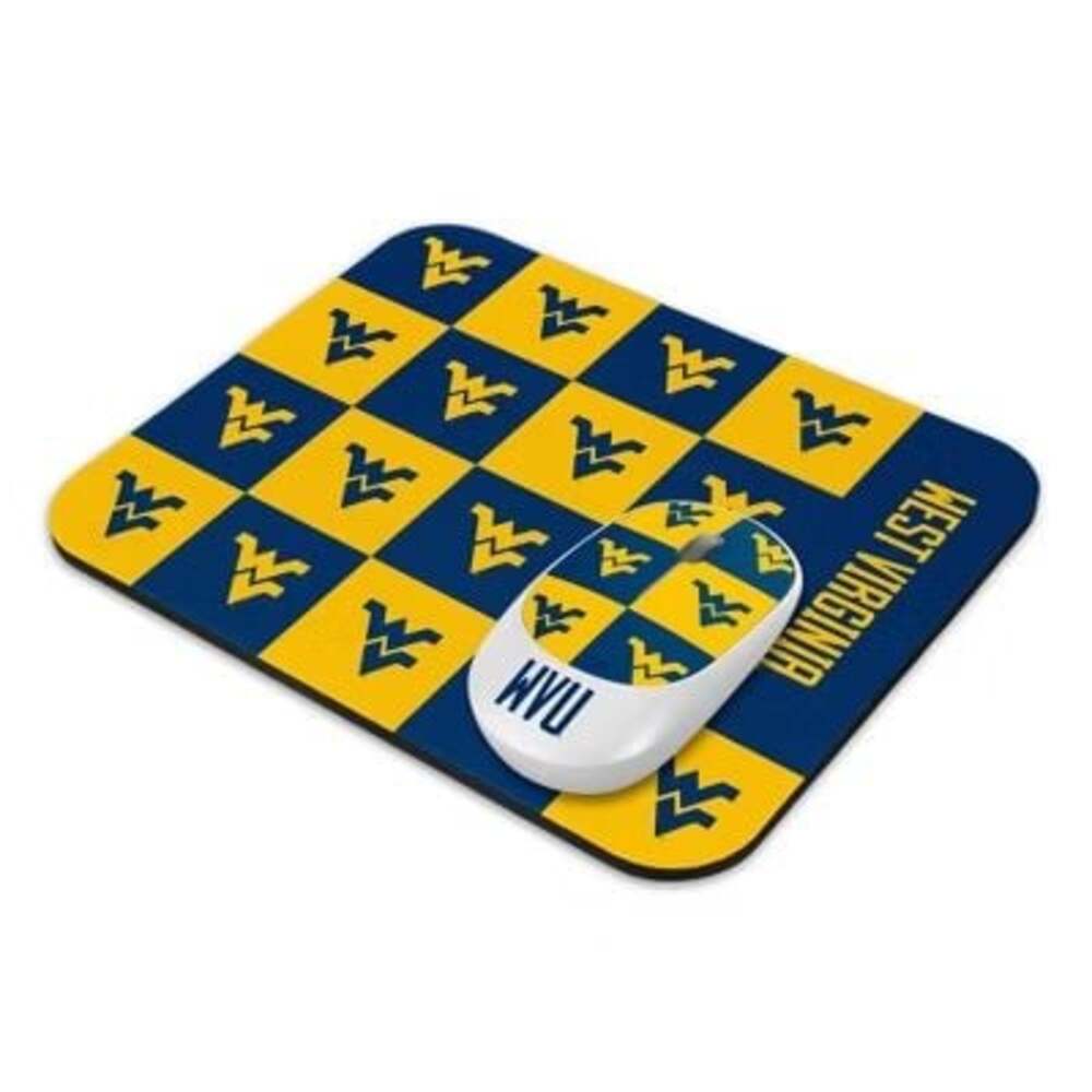 NCAA‎ West Virginia Mountaineers Wireless Mouse and Mousepad Combo Set